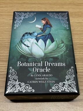 Botanical Dreams Oracle Deck by Lynn Araujo - Green Illustrated Box
